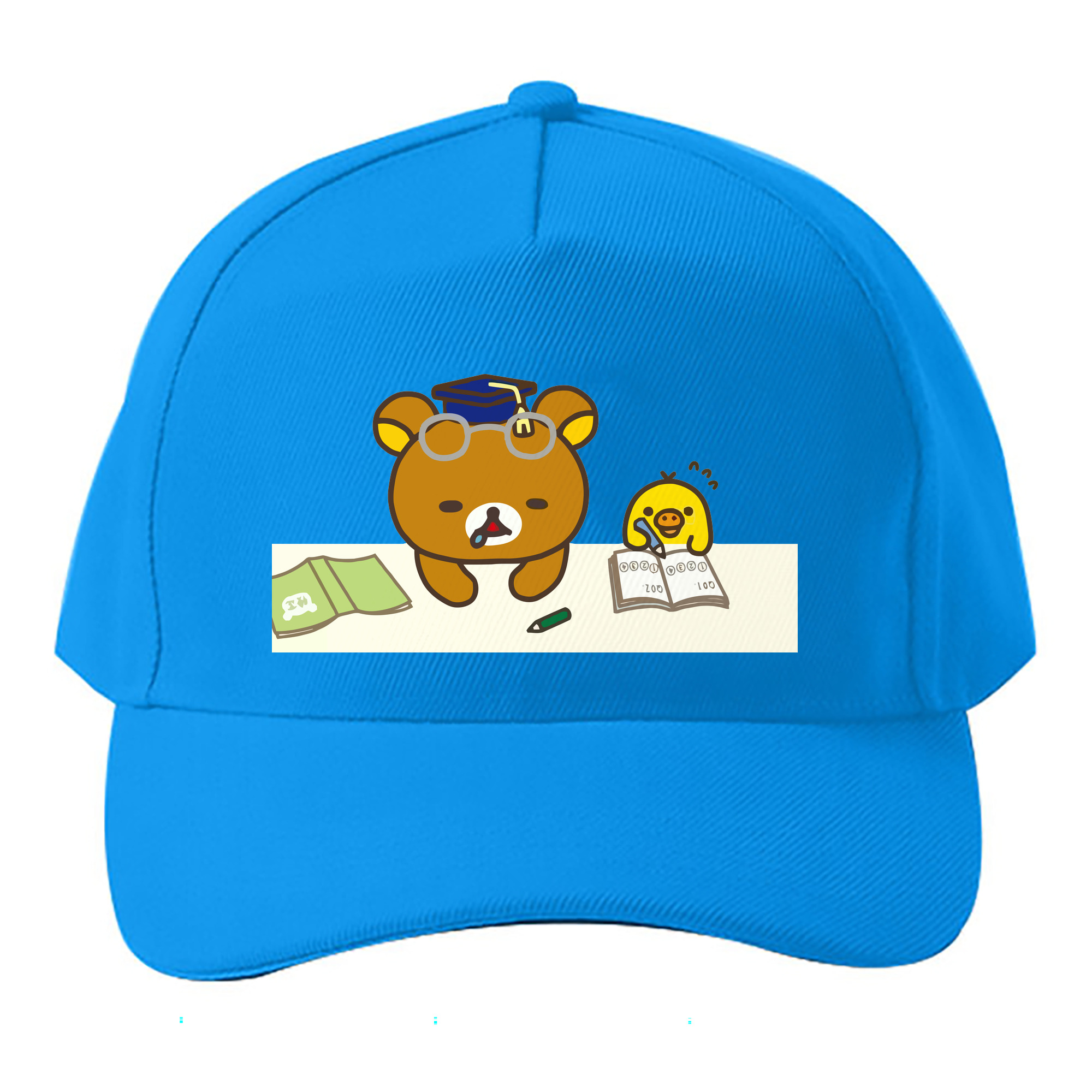 （画像用） リラックマ リラックマ キイロイトリ Rilakkuma Korilakkuma Kiiroitori ベースボールキャップ 綿100％ 男女兼用 帽子 スポーツ